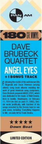 Dave Brubeck: Angel Eyes (+1 Bonus Track) (Limited) [Winyl]