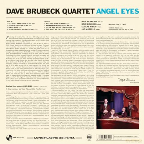Dave Brubeck: Angel Eyes (+1 Bonus Track) (Limited) [Winyl]