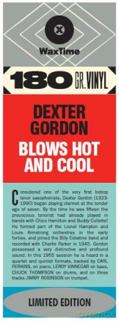 Dexter Gordon: Blows Hot And Cool (Limited) [Winyl]