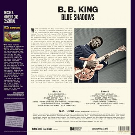 B.B. King: Blue Shadows (Limited) [Winyl]