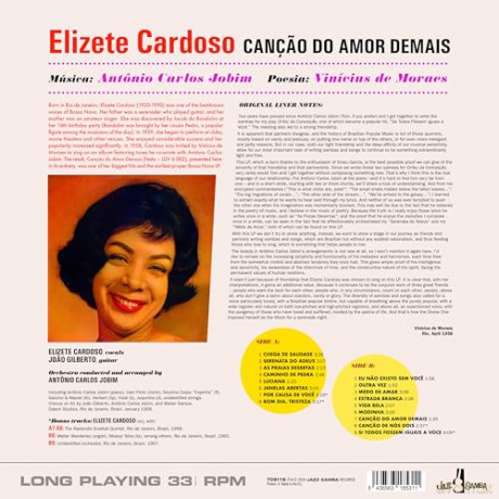 Elizete Cardoso: Cancao Do Amor Demais (+4 Bonus Tracks) (Limited) [Winyl]