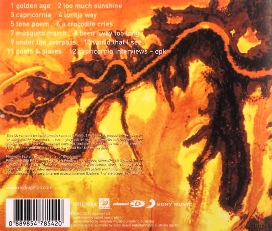 Midnight Oil: Capricornia [CD]