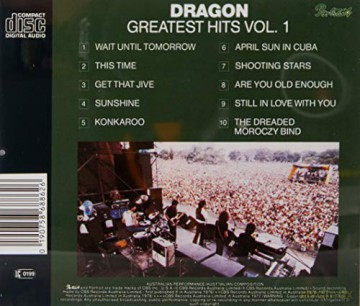 Dragon: Dragons Greatest Hits Vol. 1 [CD]