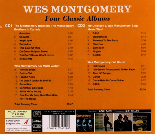 Wes Montgomery: Four Classic Albums [2CD]