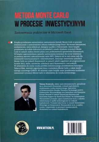 Metoda Monte Carlo w procesie inwestycyjnym. Zastosowanie praktyczne w Microsoft Excel - Tomasz Krawczyk [KSIĄŻKA]