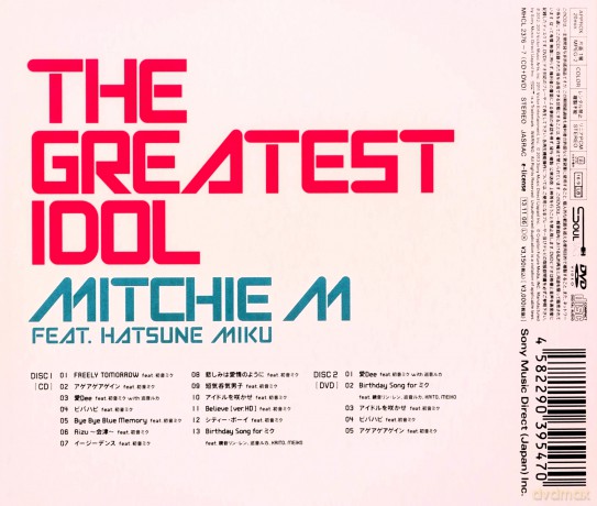 Mitchie M: Greatest Idol (Feat.Hatsune Miku) [2CD]