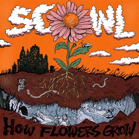 Scowl: How Flowers Grow (Yellow/Green/Orange Splatter) [Winyl]