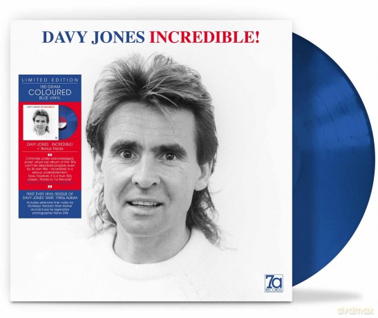 Davy Jones: Incredible! (Blue) [Winyl]