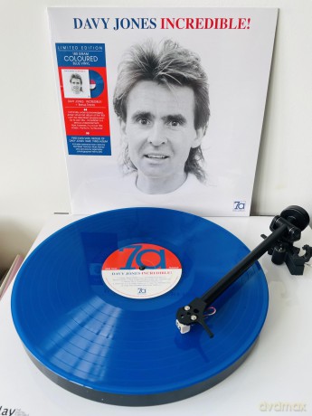 Davy Jones: Incredible! (Blue) [Winyl]
