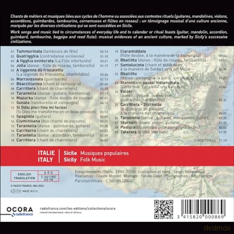 Italy - Sicily: Folk Music [CD]