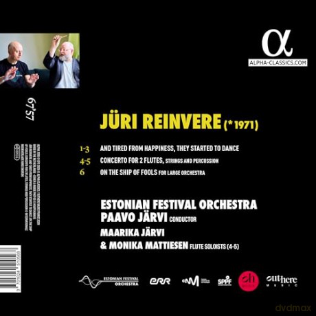 Estonian Festival Orchestra & Paavo Jarvi: Juri Reinvere: Ship Of Fools [CD]