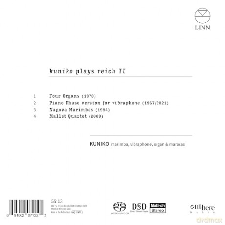Kuniko: Kuniko Plays Reich II [CD]