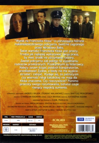 Wyrok na Franciszka Kłosa [DVD]