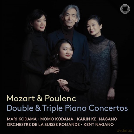 Mari Kodama & Momo Kodama & Karin Kei Nagano & Orchestre De La Suisse Romande & Kent Nagano: Mozart & Poulenc Double & Triple Piano Concertos [CD]
