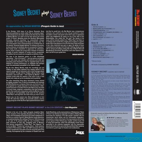 Sidney Bechet: Plays Sidney Bechet (+4 Bonus Tracks) (Blue) [Winyl]
