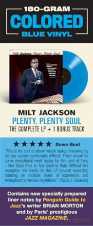 Milt Jackson: Plenty. Plenty Soul (Limited) (+1 Bonus Track) (Blue) [Winyl]