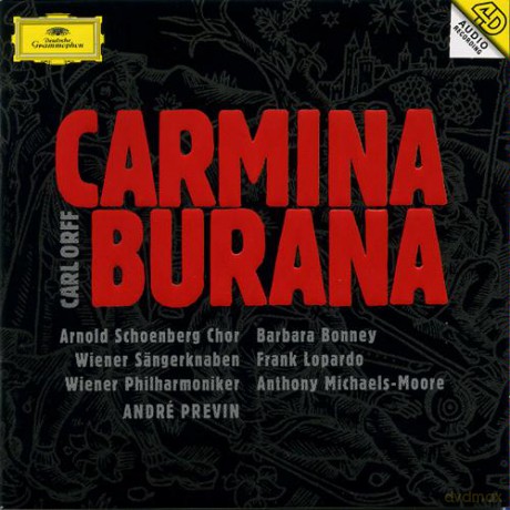 Previn: Orff Carmina Burana [CD]