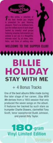 Billie Holiday: Stay With Me (+4 Bonus Tracks) (Limited) [Winyl]