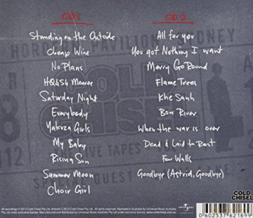 Cold Chisel: The Live Tapes Vol. 1: Hordern Pavilion. April 18. 2012 [2CD]