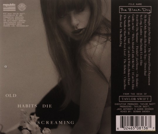 Taylor Swift: The Tortured Poets Department: The Black Dog [CD]