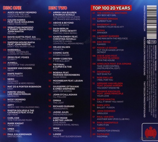 Top 100 Dj Mag Djs 20 Years [5CD]