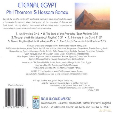 Thornton Ramzy: Eternal Egypt [CD]