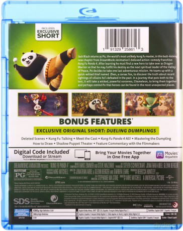 Kung Fu Panda 4 [Blu-Ray]+[DVD]