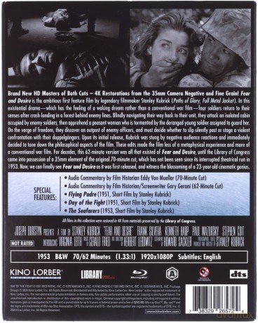 Fear and Desire (Strach i pożądanie) [Blu-Ray]