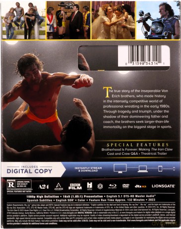 The Iron Claw (Bracia ze stali) [Blu-Ray]+[DVD]