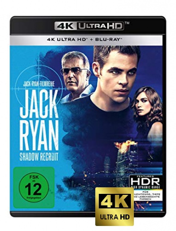 Jack Ryan: Shadow Recruit (Jack Ryan: Teoria chaosu) [Blu-Ray 4K]+[Blu-Ray]