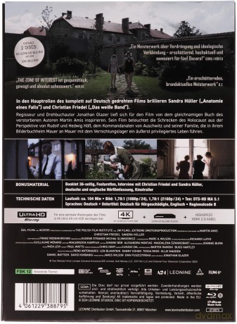 The Zone of Interest (Strefa interesów) (mediabook) [Blu-Ray 4K]+[Blu-Ray]