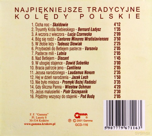 Najpiękniejsze Tradycyjne Kolędy [CD]