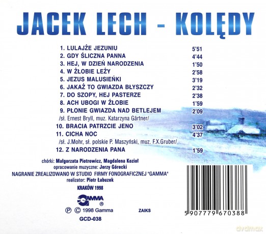 Jacek Lech: Kolędy [CD]