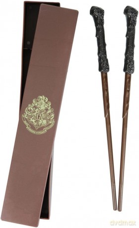 Harry Potter Wand Chopsticks in Box / zestaw pałeczek do sushi (różdżki) Harry Potter w pudełku