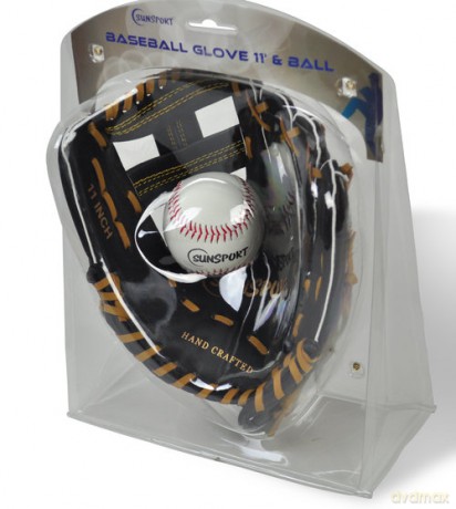 Baseball Zestaw Junior Sunsport piłka i rękawica [GRA]