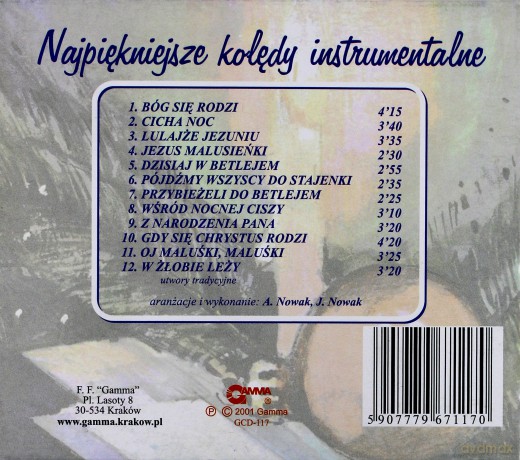 Najpiękniejsze Kolędy Instrumentalne [CD]
