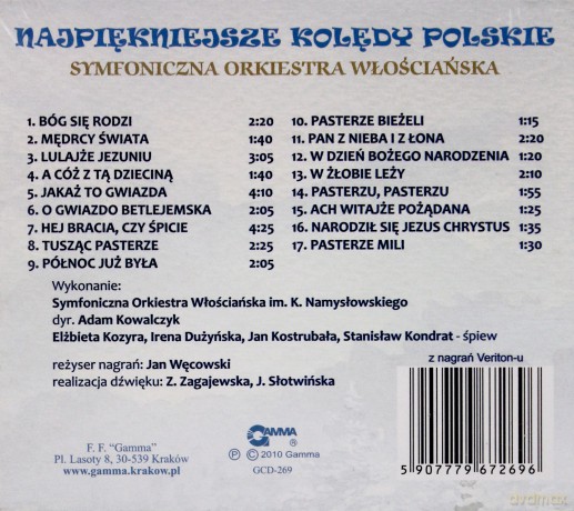 Symfoniczna Orkiestra Włościańska: Kolędy [CD]