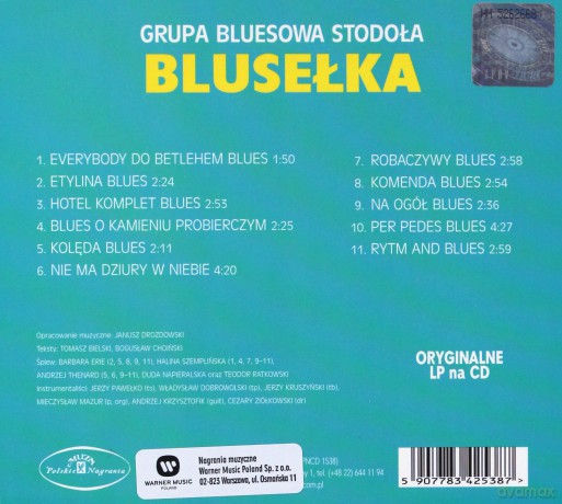 Grupa Bluesowe Stodoła: Blusełka [CD]