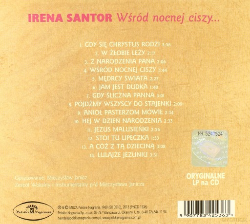 Irena Santor: Wśród nocnej ciszy (digipack) [CD]