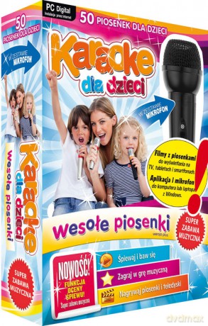 Karaoke Dla Dzieci: Wesołe Piosenki - z mikrofonem [GRA]