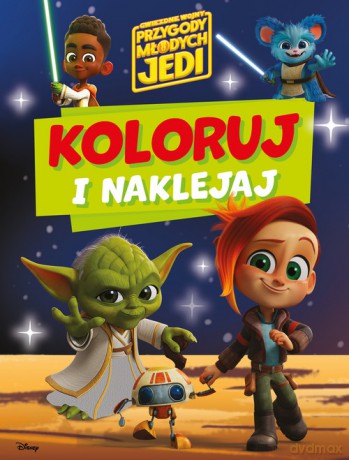 Koloruj i naklejaj. Gwiezdne wojny Przygody Młodych Jedi [KSIĄŻKA]