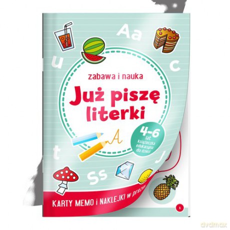 Książeczka edukacyjna Edu Już piszę literki 401 [KSIĄŻKA]