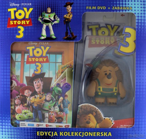 Toy Story 3 + Mr. Pricklepants (Jeż) (Disney) [DVD]+[ZABAWKA]