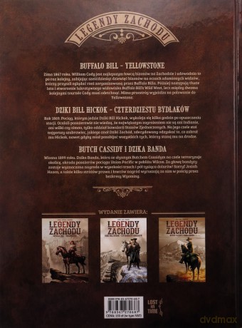 Legendy Zachodu Buffalo Bill, Dziki Bill Hickok, Butch Cassidy i Dzika Banda - Fred Duval, Nicolas Jarry [KOMIKS]