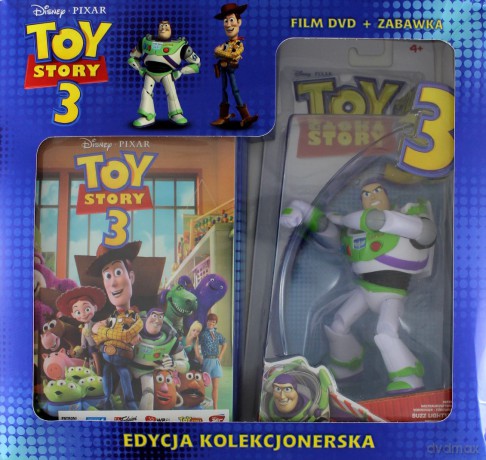 Toy Story 3 + Defender Buzz Lightyear (Disney) [DVD]+[ZABAWKA]