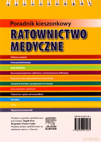 Ratownictwo Medyczne.Poradnik kieszonkowy - Will Chapleau [KSIĄŻKA]