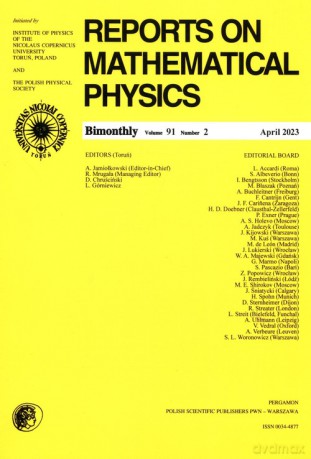 Reports on Mathematical Physics 91/2/2023Eksport [KSIĄŻKA]