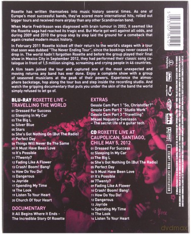 Roxette: Live 'Travelling The World' [Blu-Ray]+[CD]