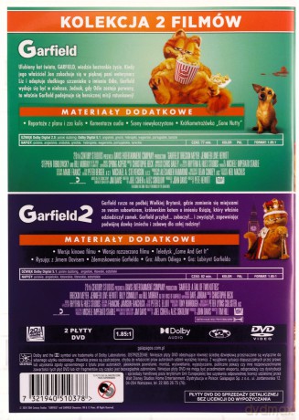 Garfield 1-2 Pakiet [2DVD]