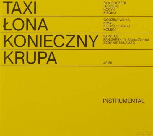 Łona & Konieczny & Krupa: Taxi (Instrumental) [CD]